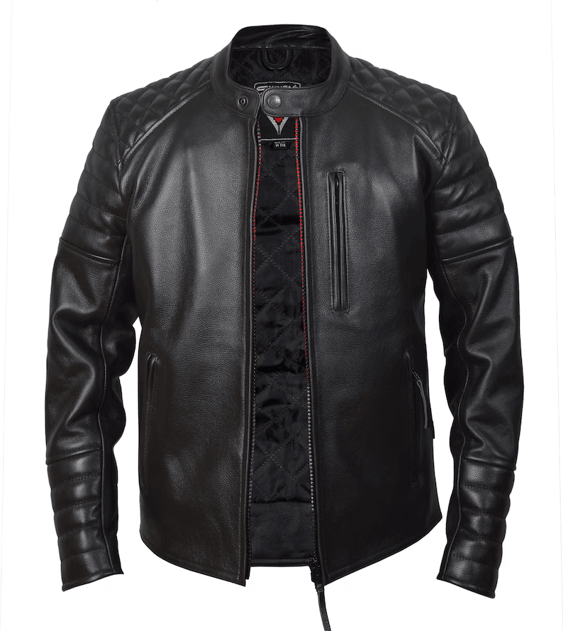 Leather Moto Jacket | Men&rsquo;s Quilted Leather Jacket